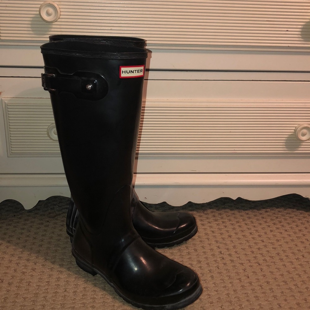 Black Hunter High Boots